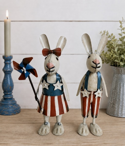 ALAN AND AMBER AMERICANA BUNNIES *NEW* AVAIL DEC 2026